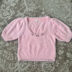Pink for Love and Lemons sweater size Small